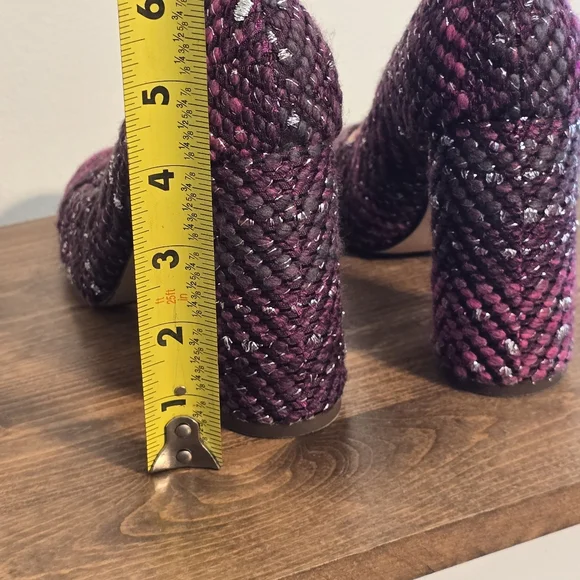 Louise Et Cie Jayant Tweed Wool Blend Heeled Pumps Women's Size 7.5M - Picture 9 of 11